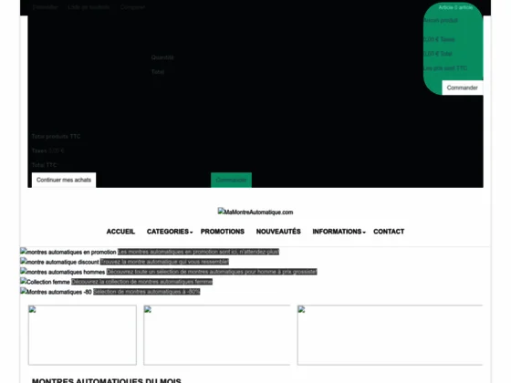 montre automatique, montres automatiques