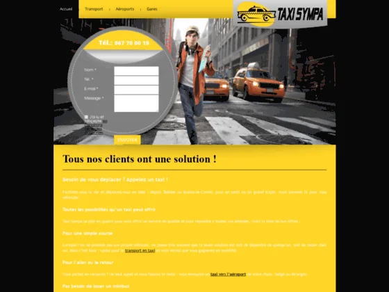 Taxi aéroport Tubize