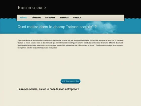 Raisonsociale.fr