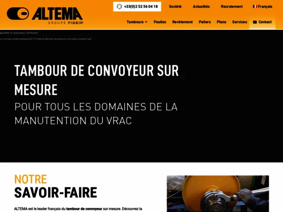 Tambours pour l'industrie par Altema