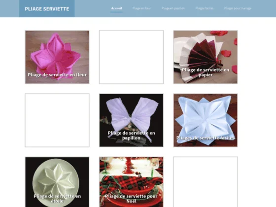 Le pliage de serviette en tant qu’art