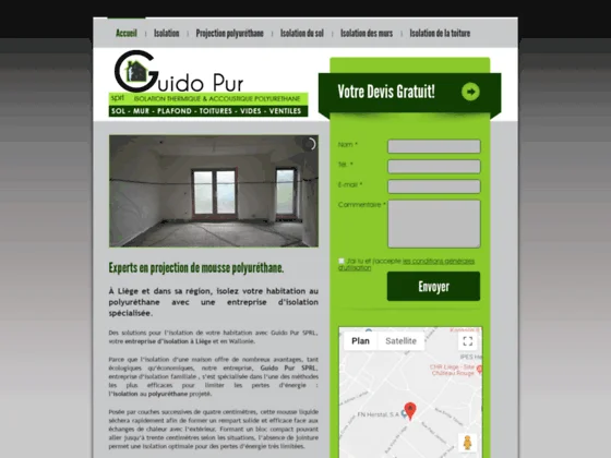 Isolation polyuréthane Liège