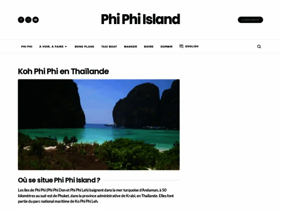 Phi Phi Island en Thaïlande