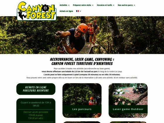 Canyon Forest site officiel