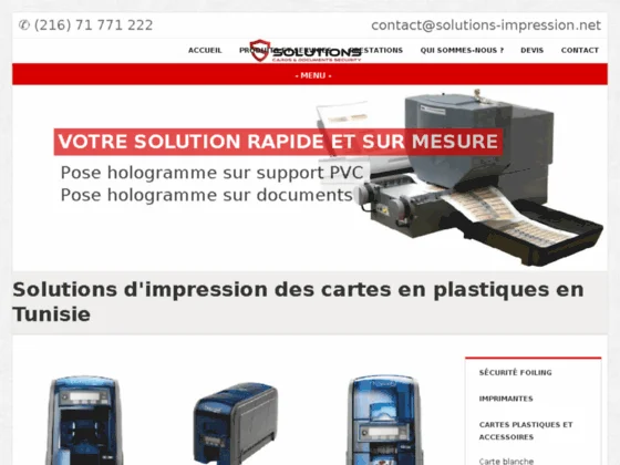 Cartes PVC Tunisie : Solutions Impression