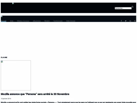  Actualité du web, technologie, médias sociaux et ebusiness