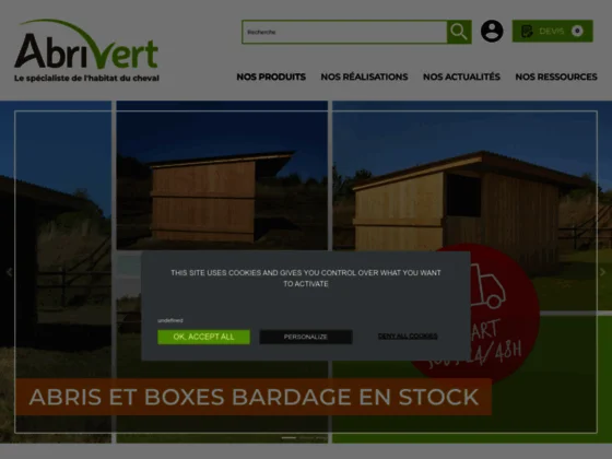 Abrivert, le spécialiste de l'habitat du cheval