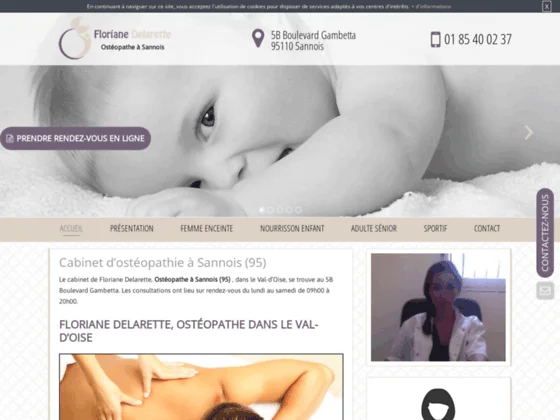 Consultez votre ostéopathe Floriane Delarette dans le 95 