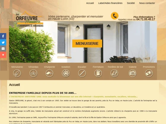 L'entreprise Orfeuvre est à votre service depuis plus de 50 ans dans le secteur du bâtiment, que ce 
