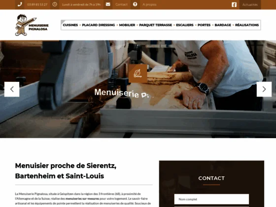 Menuiserie dans le 68 avec Pignalosa