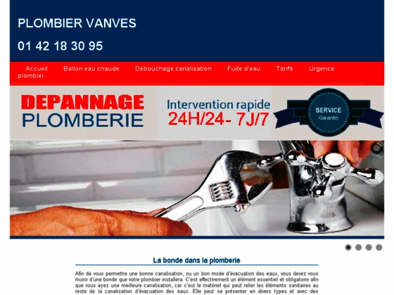 Plombier Vanves