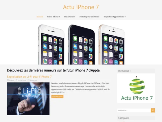 Date de commercialisation iPhone 7 