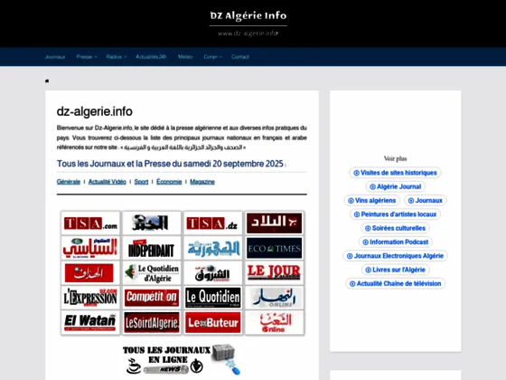 Tout Sur l’Algérie Info