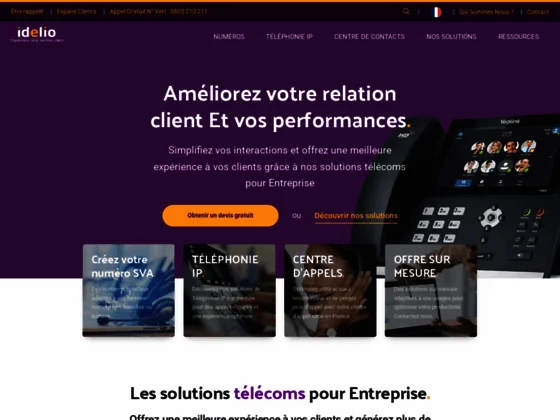 Idelio, l’opérateur de la relation client et des solutions informatiques