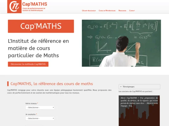 Cours de maths à Toulouse et à Paris