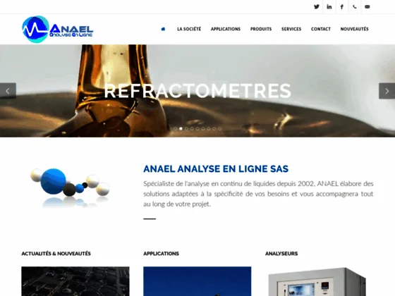 ANAEL - Le spécialiste de l'analyse en continu de liquides