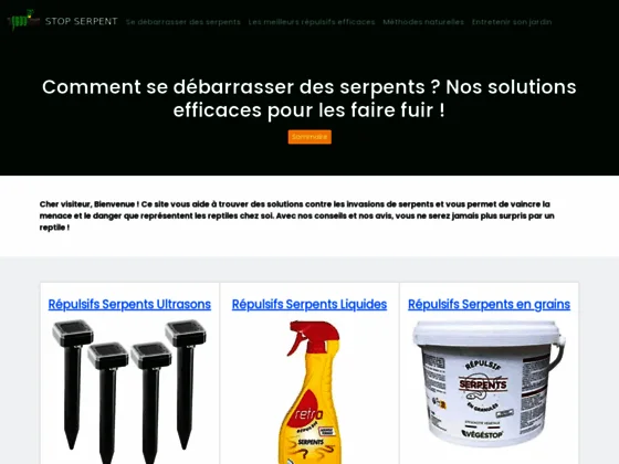 Répulsif serpents efficace