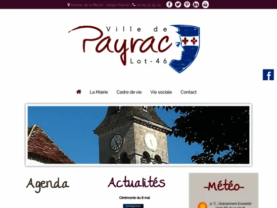 Commune de Payrac dans le Lot (46)