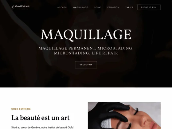 Institut de beauté à Genève - GoldEsthetic