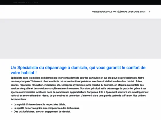 Dépannage à Domicile Versaille-QUALITÉA