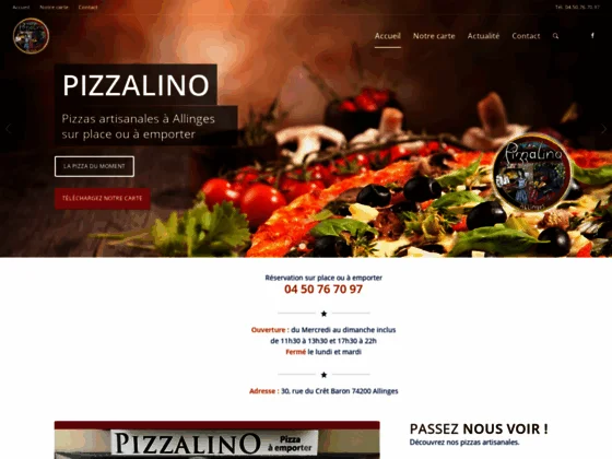 Pizzalino - Pizzas à emporter à Allinges (74)