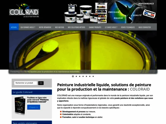 Solutions de peinture industrielle liquide