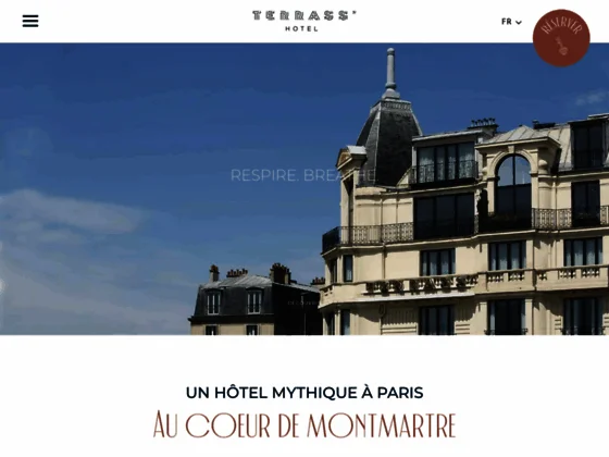 Le Terrass Hotel, Hotel Paris 18eme