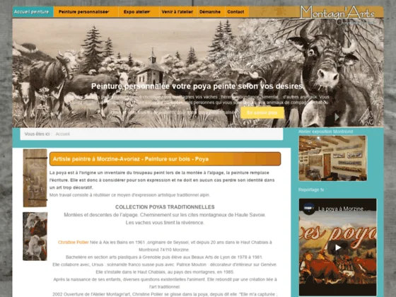 Portraits de vaches peintes