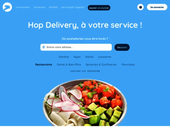 Commnandez à manger chez vous à Genève