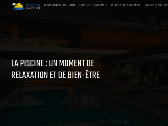 Piscine en Lorraine : le spécialiste Piscines Passion