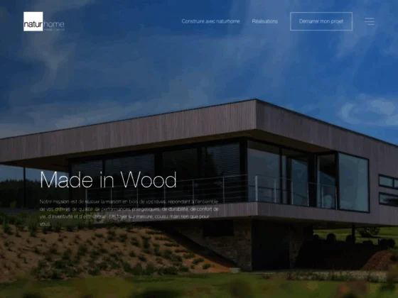 Naturhome : construction de maisons passives