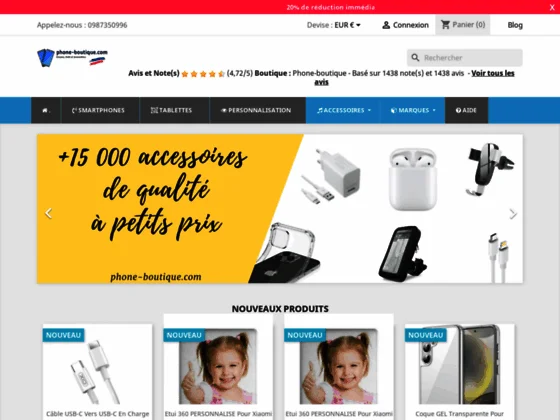 Accessoires personnalisés pour téléphone portable