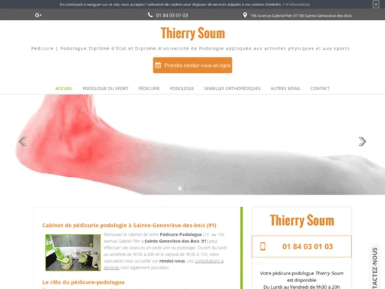 Podologue Thierry Soum à Sainte-Geneviève-des-Bois (91)