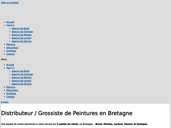 La Maison du peintre : Distributeur peinture professionnelle Bretagne