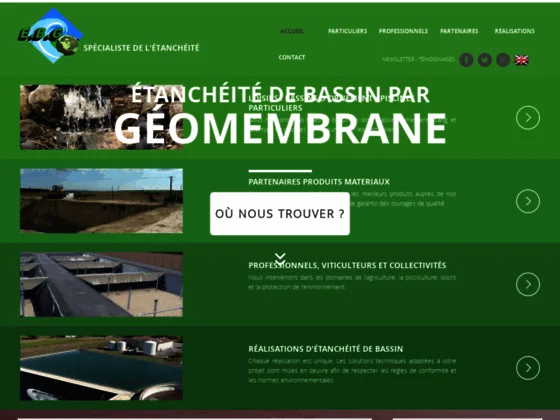 Étanchéité de bassin : faites appel à la Société EBG