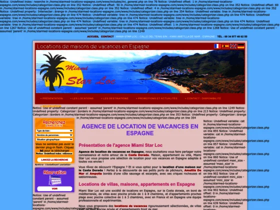 Location villa Espagne