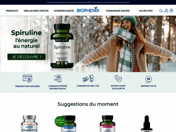 Compléments alimentaires d'exception Biophenix