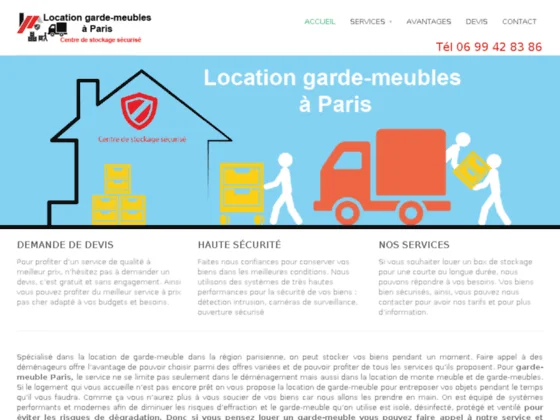 Garde meuble paris
