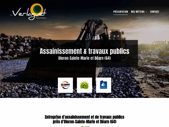 Entreprise de Travaux Publics près d'Oloron-Sainte-Marie