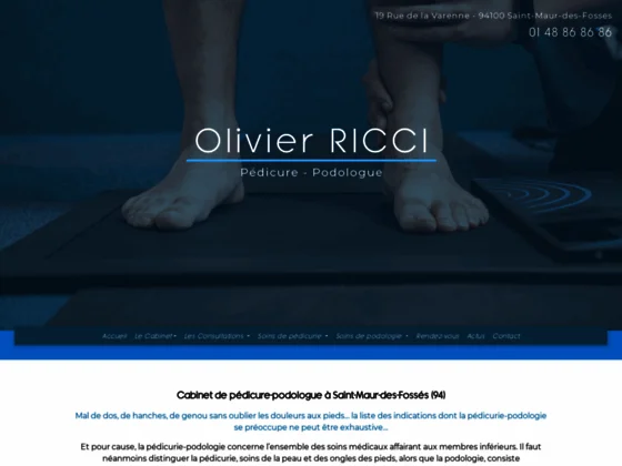 Olivier Ricci, pédicure-podologue dans le 94