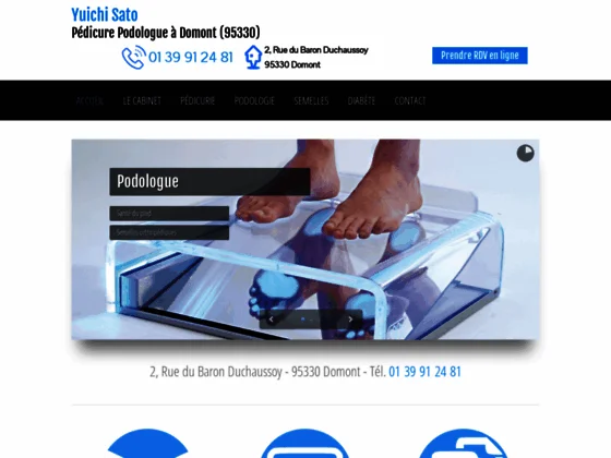Cabinet de podologue de Yuichi Sato à Domont