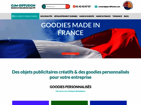 OJM Diffusion - Objets et textiles publicitaires