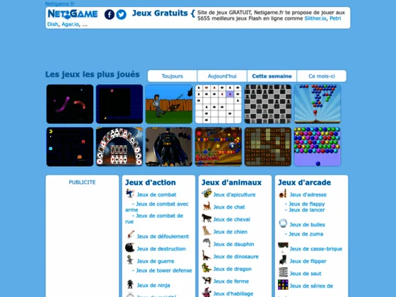 Des jeux gratuits avec Netigame
