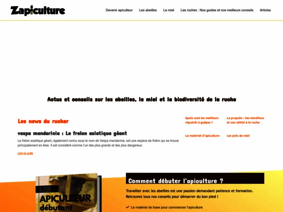 Zapiculture et la fabrication du miel