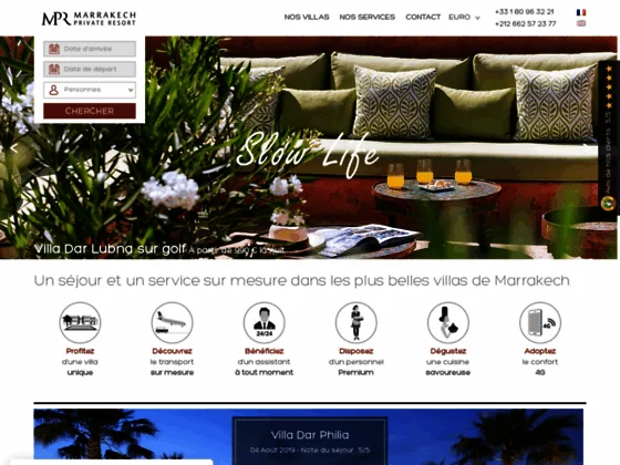 Séjour de luxe à Marrakech avec MPR