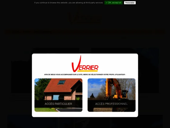 Verrier, experte française dans les travaux publics