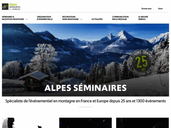 Alpes séminaires – séminaire ski, séminaire montagne en France et à l’étranger