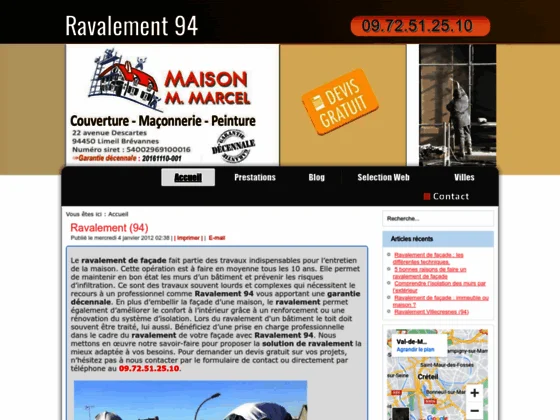 Ravalement immeuble 94