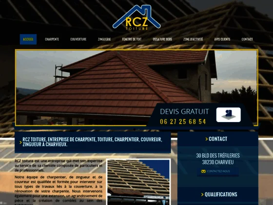 entreprise charpente Charvieux