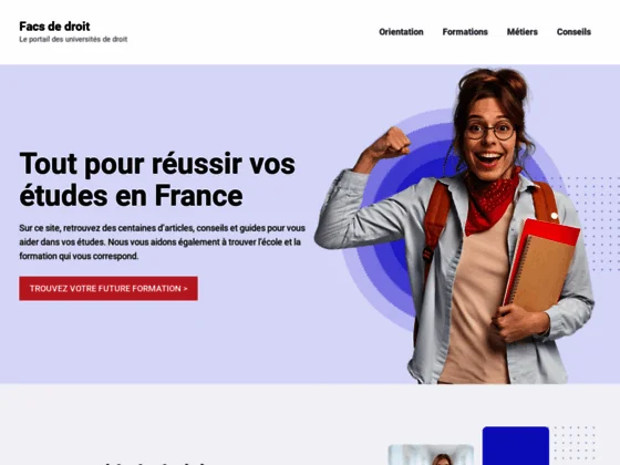 Formations universitaires en droit - Facs de droit